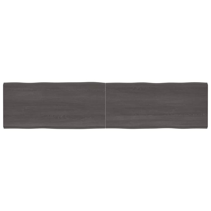 Плот за маса, Zakito Europe, тъмно кафяв, дъб, 220x50см