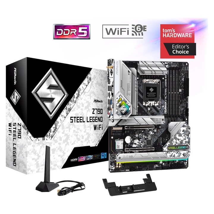 Дънна платка ASROCK Z790 STEEL LEGEND WIFI Z790STEELLEGENDWIFI