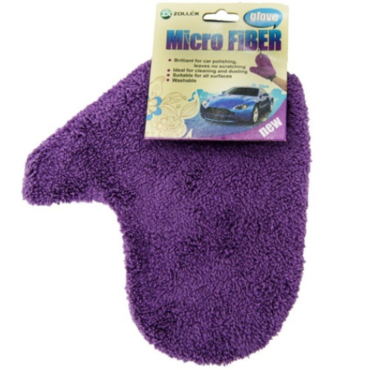 Manusa sintetica pentru lustruit, polish, ZOLLEX ZP-007, din microfibra, fara urme la stergere
