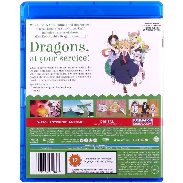 Kobayashi-san Chi No Maid Dragon [2xBlu-Ray]