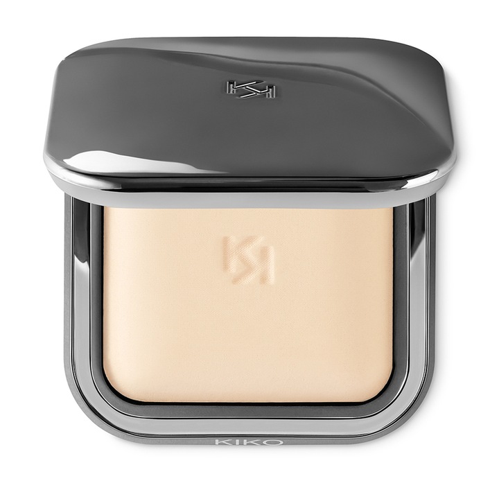 Компактна пудра Radiant Fusion Baked Powder KIKO Milano, ярък външен вид, 01 Слонова кост, 8.5gr