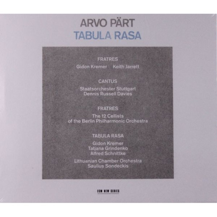 Part Arvo: Tabula Rasa [CD]
