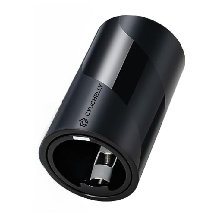 Desfacator capace sticle de bere si suc CYUCHELLY®, cu magnet incorporat, ABS, negru, 4.8 x 8.3 cm