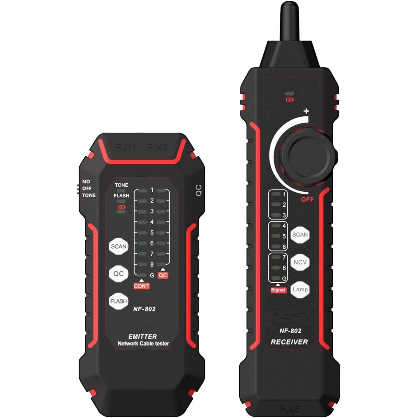 Тестер за кабели, 60V, PoE превключвател, LCD дисплей, черен - eMAG.bg