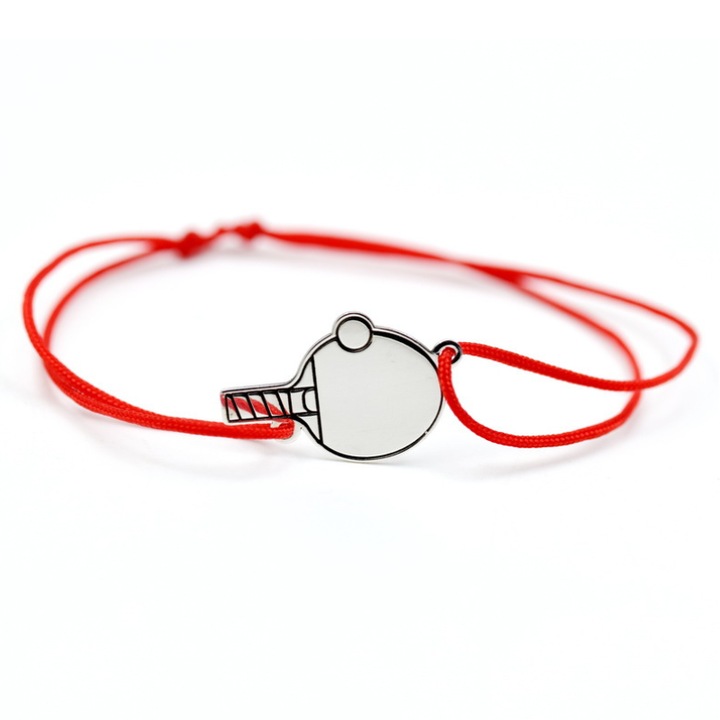 Bratara reglabila Paleta tenis de masa Ping – pong - Argint 925