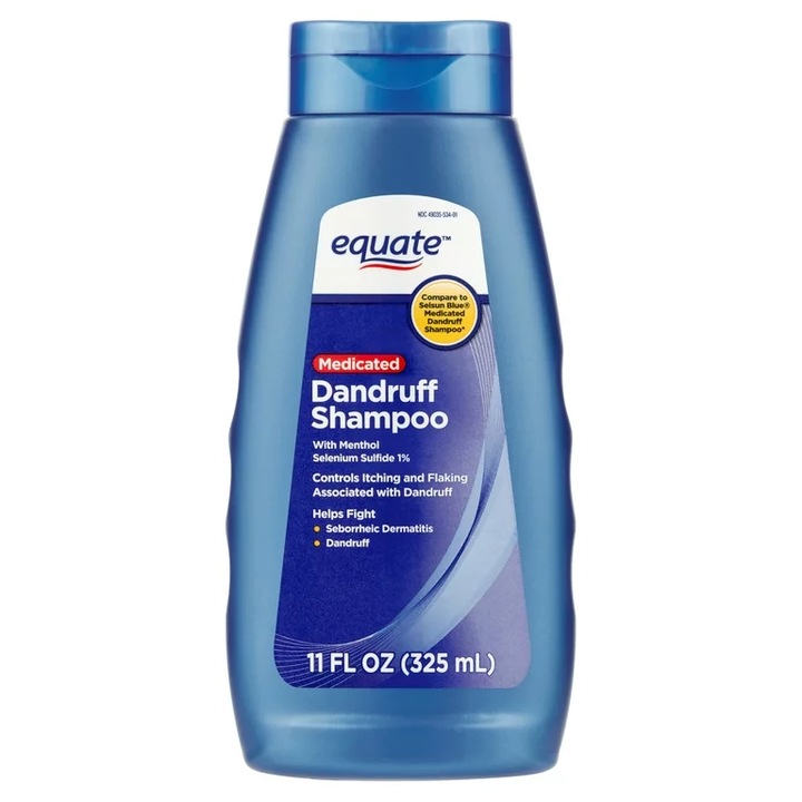 Sampon, Equate, Medicated, cu Sulfura de Seleniu impotriva Matretii si Dermatitei Seboreice, 325ml