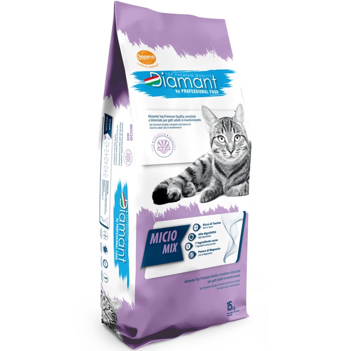 Суха храна за котки Diamant, Micio Mix, 15 кг