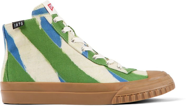Camper, Tenisi high-cut Camaleon 1975, Verde/Albastru