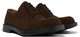 Camper, Pantofi derby din piele intoarsa Mil 1978, Maro inchis, 39