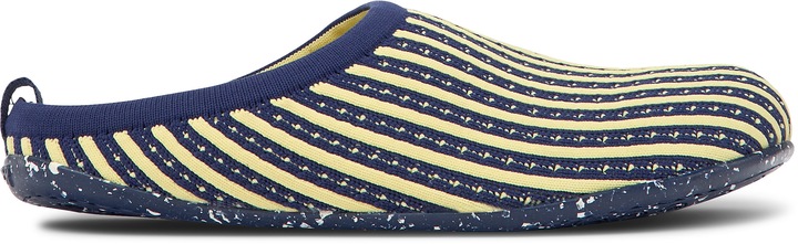 Camper, Papuci de casa din material textil Wabi 1671, Galben/Albastru
