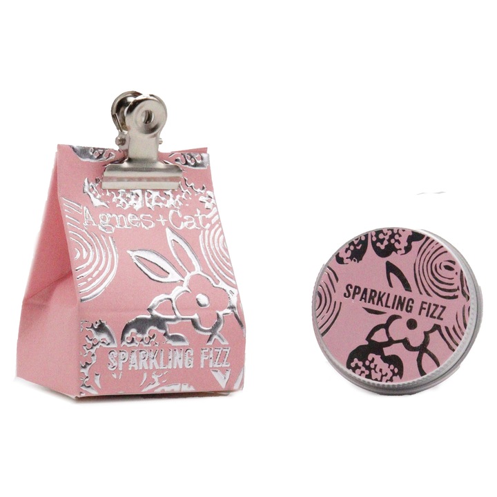 Натурален Балсам за Устни Agnes+Cat – Sparkling Fizz, 20 гр, Веган, Ръчно Изработен, Интензивна Хидратация, Премиум Подаръчна Опаковка