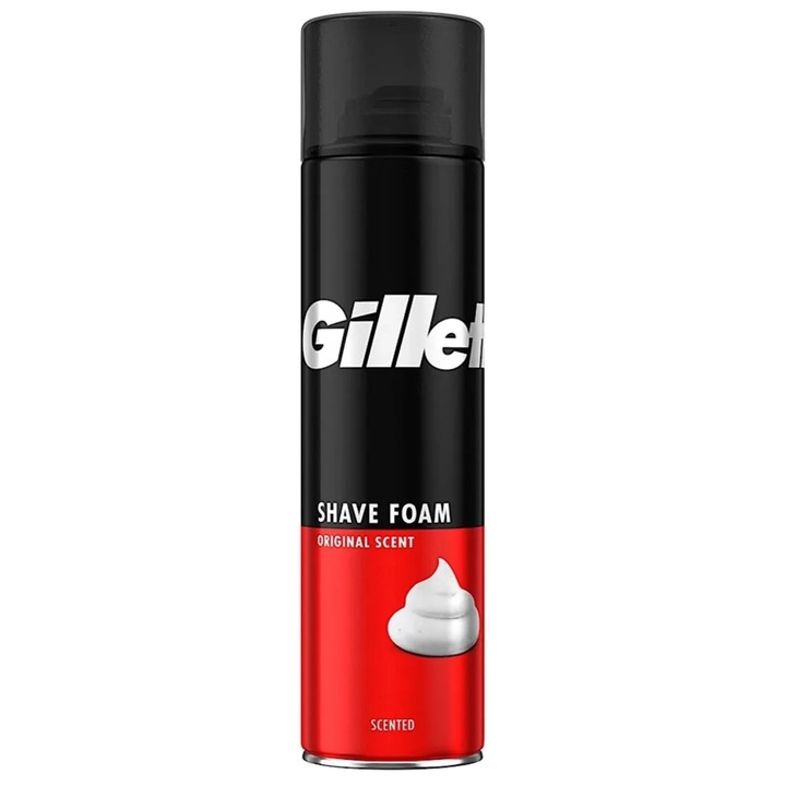 Gillette borotvahab normál bőrre, diszkrét illattal, férfias, 300 ml