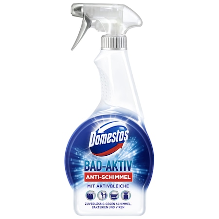 Solutie antimucegai Domestos Bad-Aktiv, cu inalbitor activ, inlatura mucegaiul si dezinfecteaza, 500 ml