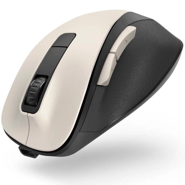 Mouse Hama Wireless Optic Cu 6 Butoane Mw-500 Recharge, Ergonomic, Crem