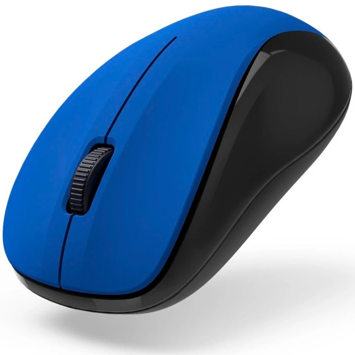 Mouse Hama Wireless Optic Cu 3 Butoane Mw-300 V2, Silentios, Receiver USB, Albastru