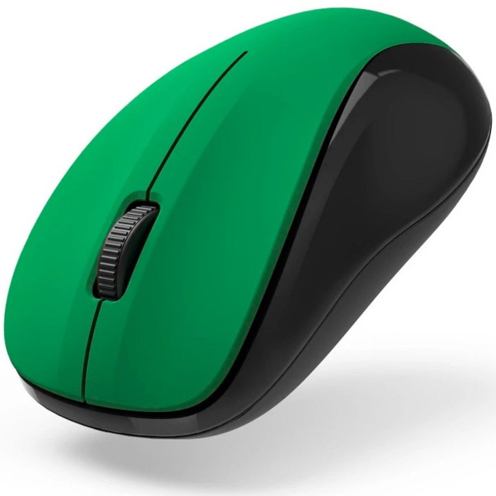 Безжична оптична мишка Hama, 3 бутона, Mw-300 V2, Безшумна, USB приемник, Зелен