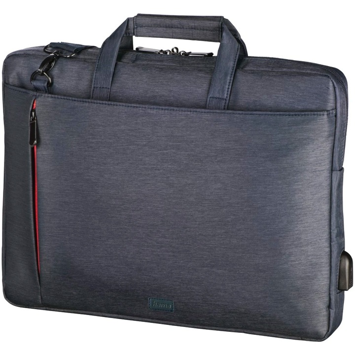 Hama Manchester laptop táska, 44 cm (17.3"), kék