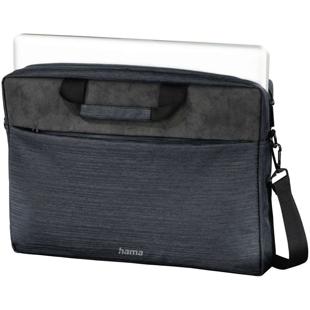 Geanta Hama Pentru Laptop "Tayrona", Pana La 40 Cm (15,6"), Gri Inchis