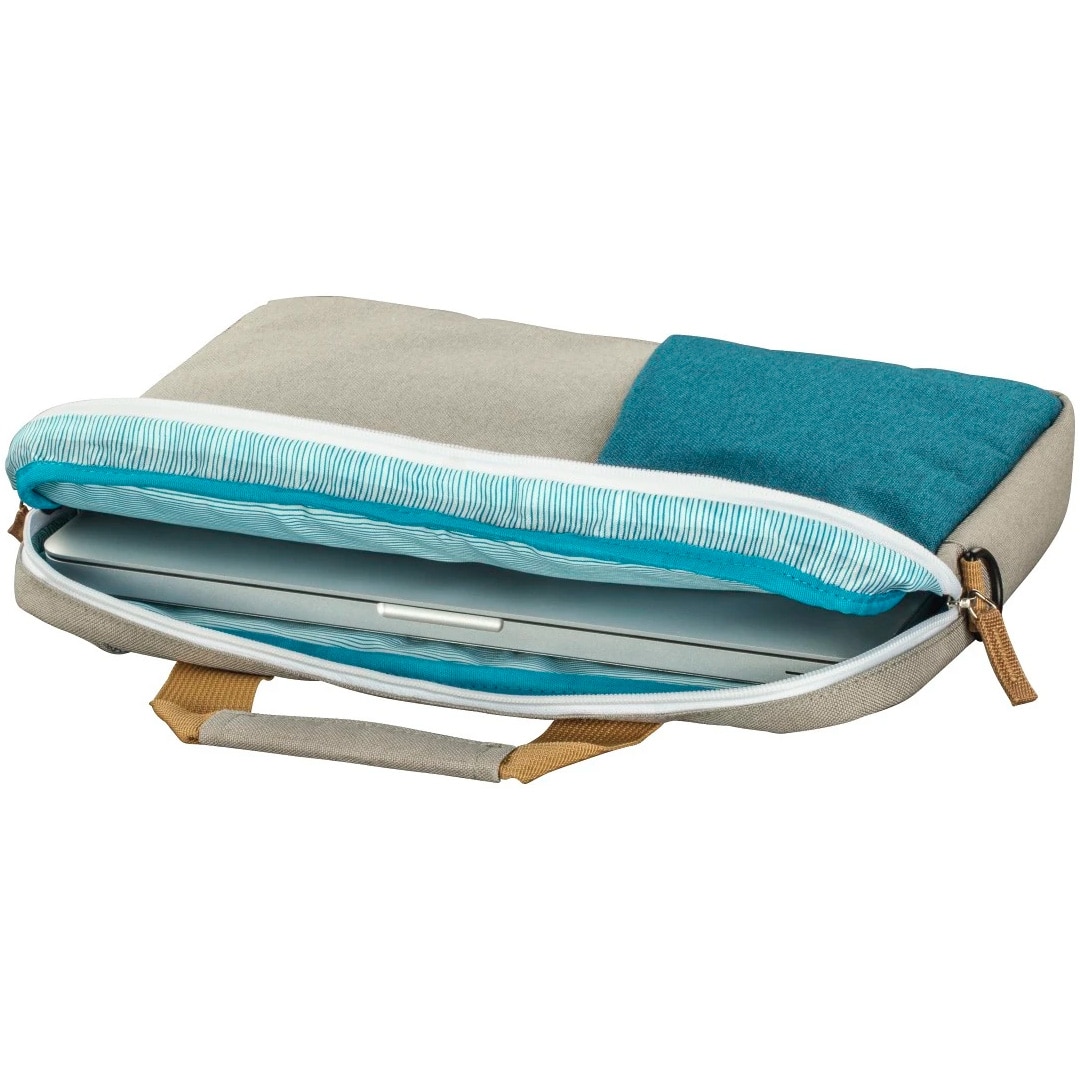 Geanta Hama Pentru Laptop Florence, Pana La 40 Cm (15,6"), Petrol/Gri