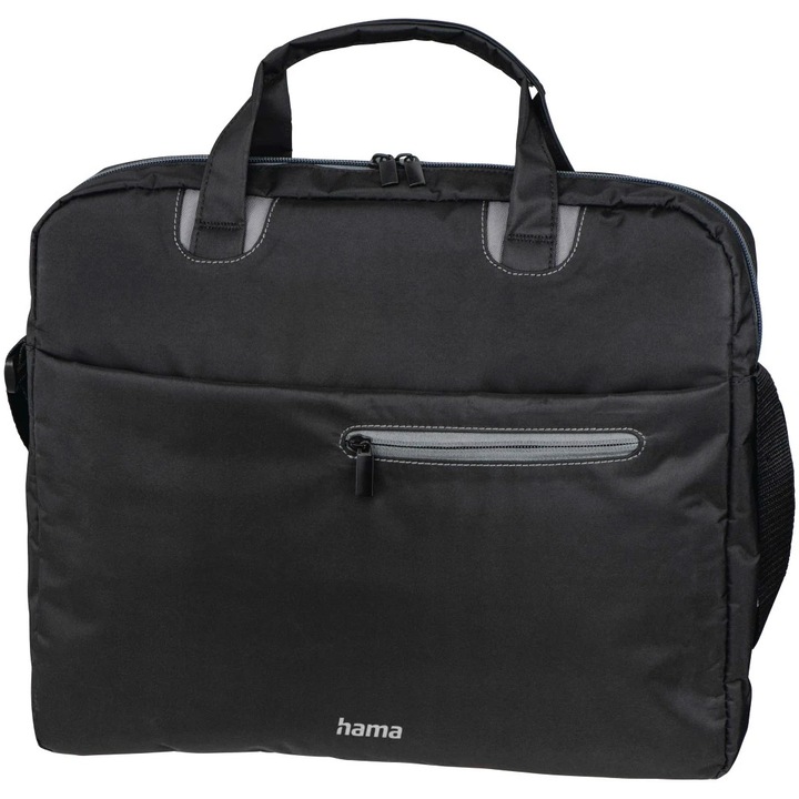 Geanta Hama Pentru Laptop Sydney, Pana La 40 Cm (15,6"), Negru/Gri