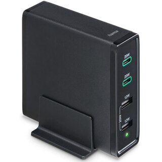 Hama Caricabatterie Da Rete USB-A 6W – Alimentatore A Spina Per Smartphone – Nero, Led Di Stato, 100-240V