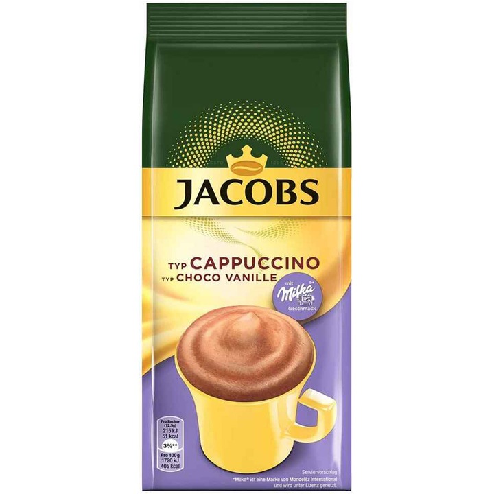 Капучино Jacobs Milka vanilla, 500 г