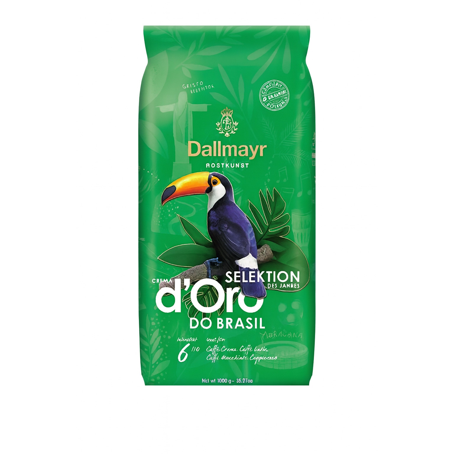 Cafea boabe Dallmayr Crema d'Oro Selektion des Jahres, 1 Kg