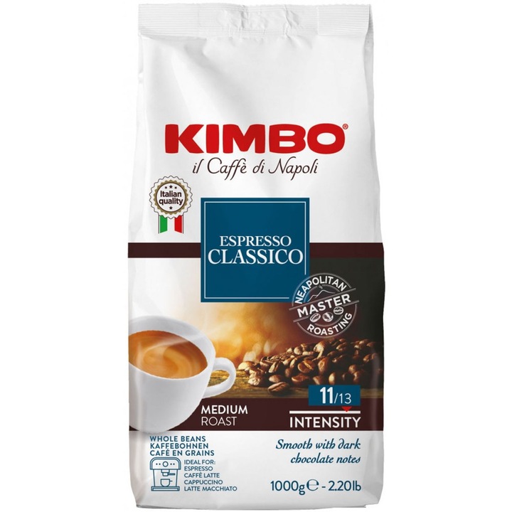 Cafea boabe Kimbo Classico Espresso, 1 Kg