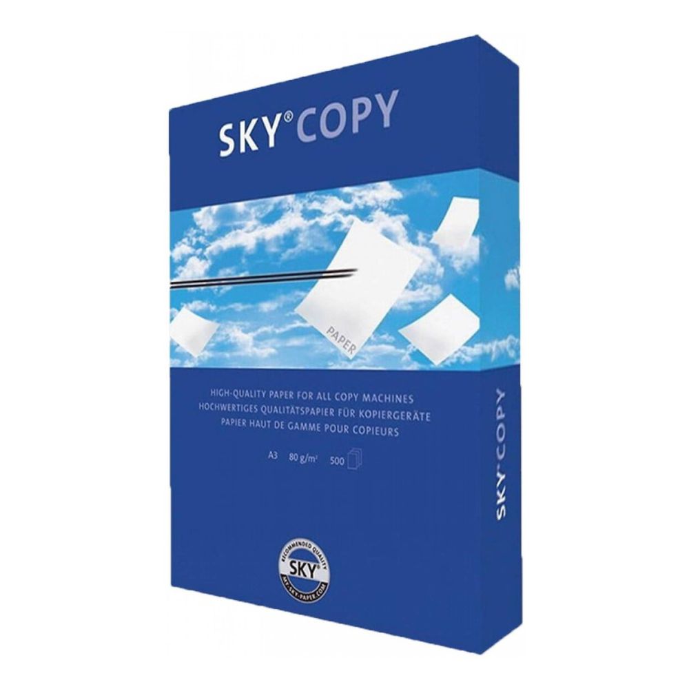 Copiator Hartie Copiator Sky Copy, Format A4, Gramaj 80 g/m², 500 Coli/Top, 300 ...