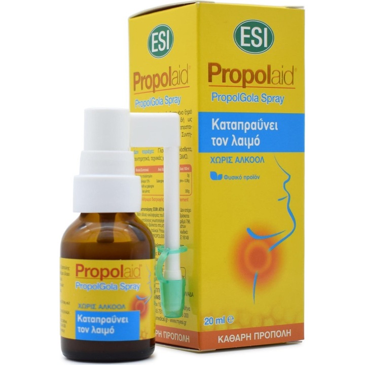 Spray calmant cu propolis pentru gat, ESI, 20 ml