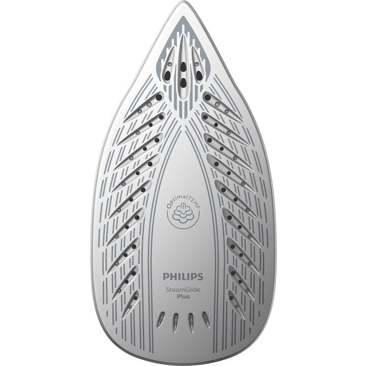 Statie de calcat cu abur, cu boiler Philips PerfectCare seria 6000 ‎PSG6022/20, talpa SteamGlide Plus, presiune pompa max. 6.5 bari, abur 130g/min, jet de abur 500g, capacitate rezervor detasabil 1.8l, tehnologia OptimalTEMP, Alb