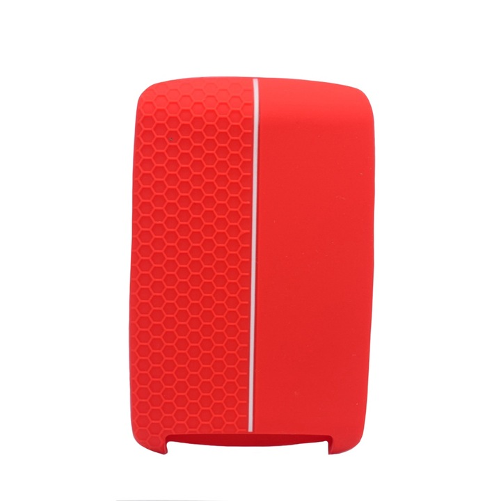 Калъф за ключ Renault/Dacia, спортен модел, съвместим с Dacia Duster, Jogger, Logan, Sandero, червен