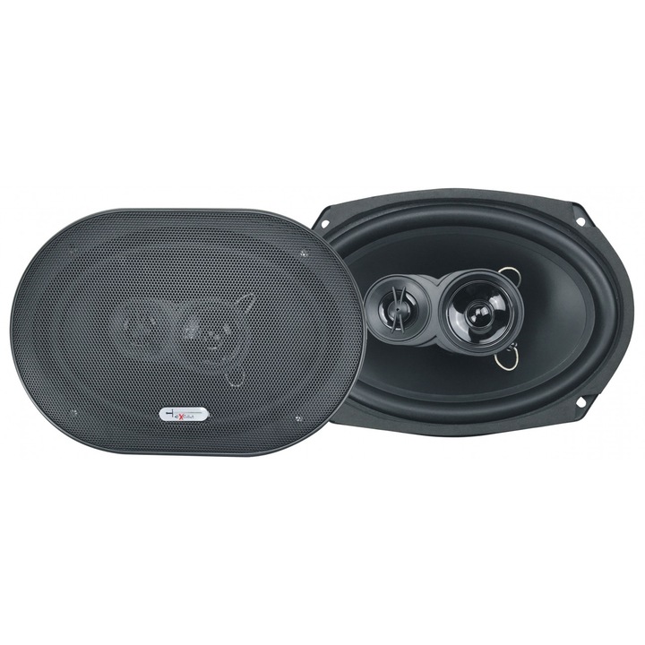 Set 2 difuzoare auto ovale pe 3 Cai Excalibur X 693, 16x23cm 6″x9″, 100W RMS