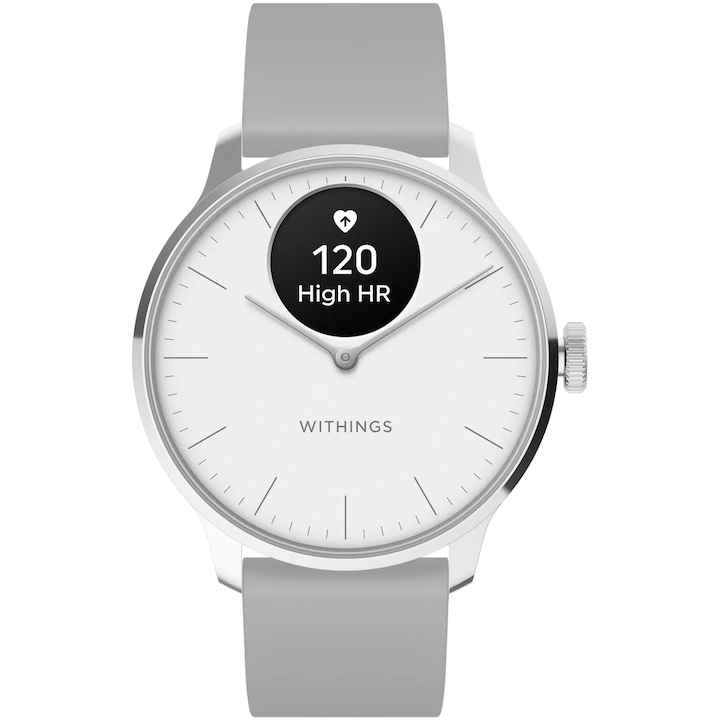 Smartwatch Withings Scanwatch Light 37mm, Alb