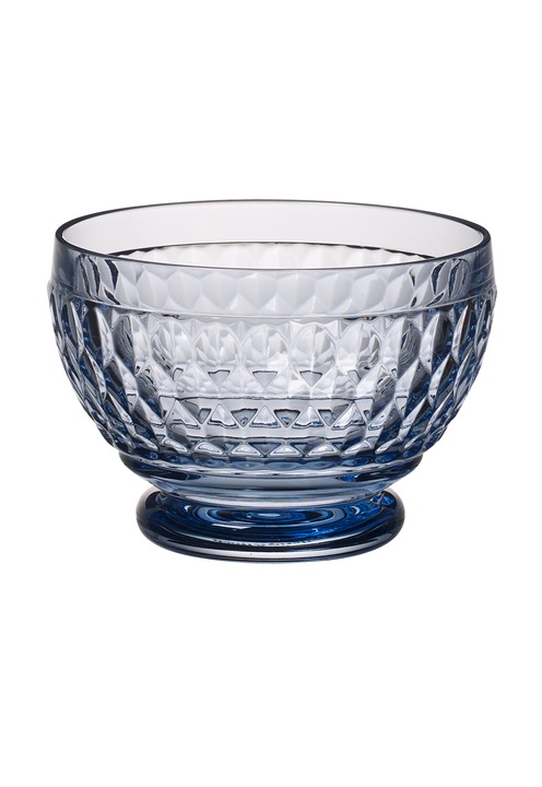 Villeroy & Boch Boston Kék Texturált Kristályüveg Tál