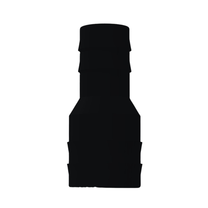 Reductie din plastic pentru furtun, cu un diametru initial de 20 mm si unul final de 14 mm