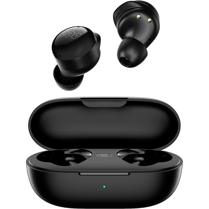 QCY T27 ARC Vezeték nélküli fülhallgató, Bluetooth 5.3, vízálló, fekete
