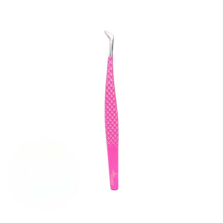 Пинцети за мигли Aria, hot pink