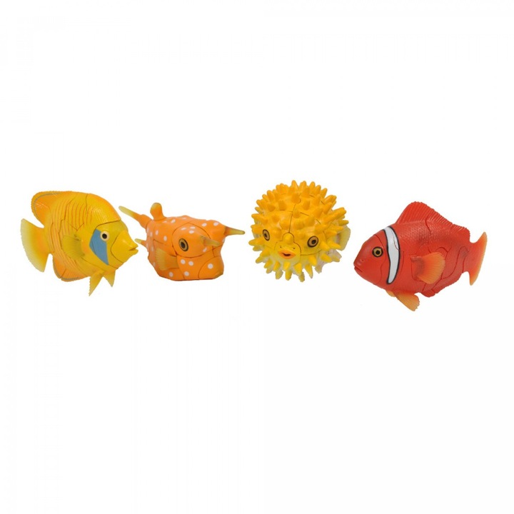 4D пъзел, Northern Diver Medium Fish Puzzle, модел Butterfly Fish, 14 части
