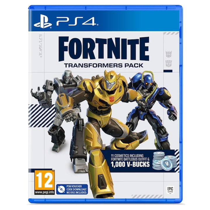 Joc Fortnite Transformers Pack (Code in a Box) Pentru PlayStation 4