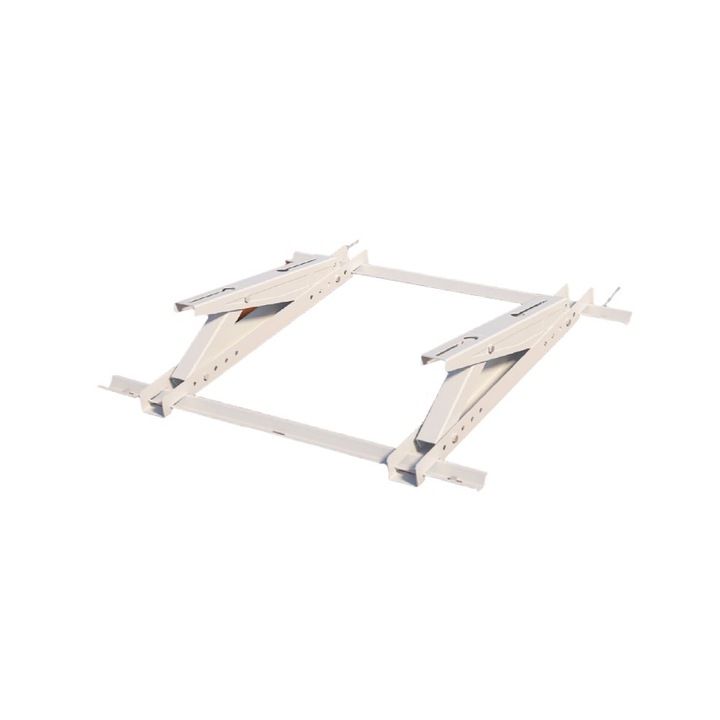 Set 2 console aer conditionat, Vecamco, pentru unitate externa, cu prindere pe acoperis inclinat la 28-60° fata de orizontala, 1000 x 480 mm