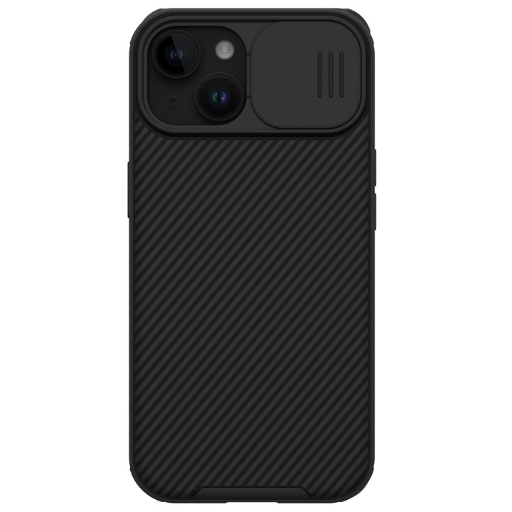 Nillkin Cam Shield Pro tok kompatibilis az iPhone 15 Plus Black készülékkel