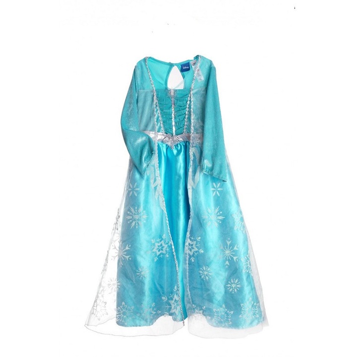 Rochie Disney Elsa, Frozen, cu peruca, 11-12 ani, 146-152 cm