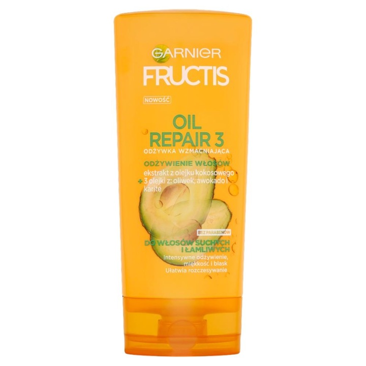 Balsam, Garnier, Pentru par uscat/fragil, 200 ml