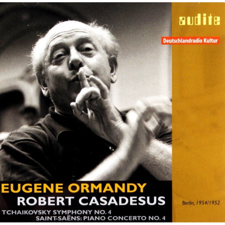 Tchaikovsky - Symphony No 4; Saint-Saens - Piano Concerto No 4 (Eugene Ormandy) [CD]