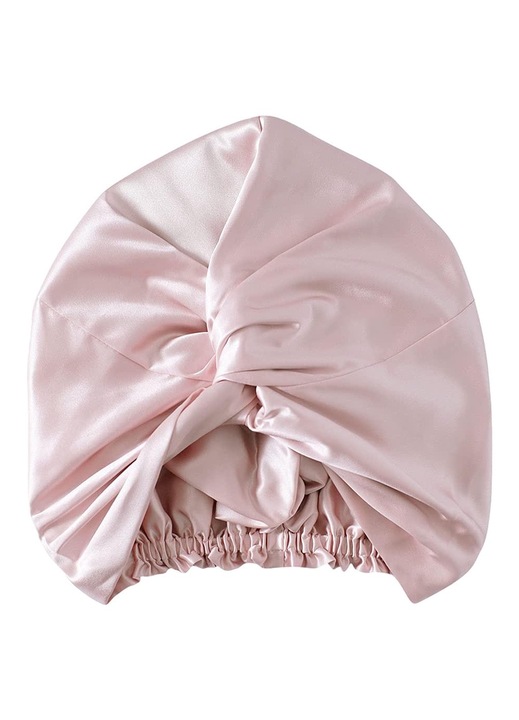 Дамска шапка за спане, QttvbTna, Копринена, Розова, Светлорозов