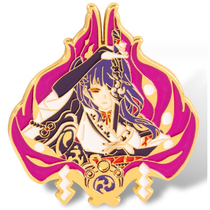 Gyermek bross, cink ötvözet/zománc, többszínű