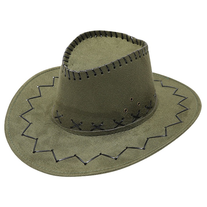 QttvbTna шапка за слънце, акрил, армейско зелено, 56-58 см