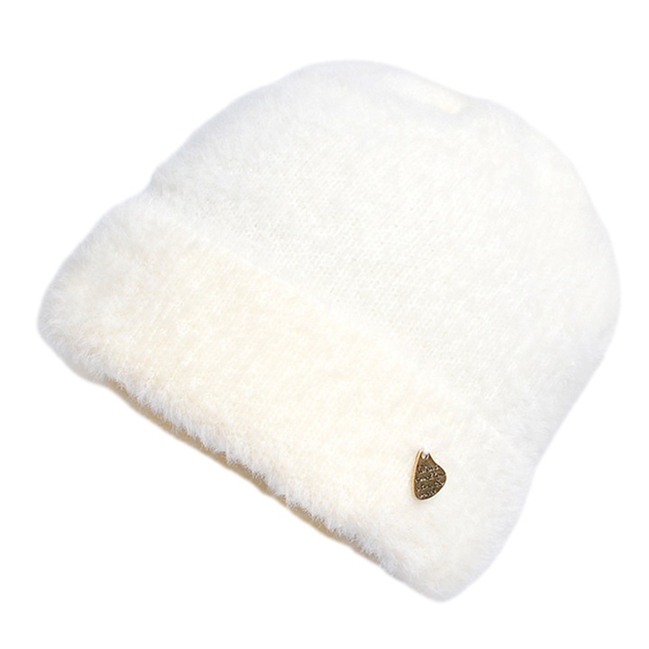 1 kis sapka címke kötött gyapjú hideg téli bélelt meleg fülvédő sapka hideg fekete