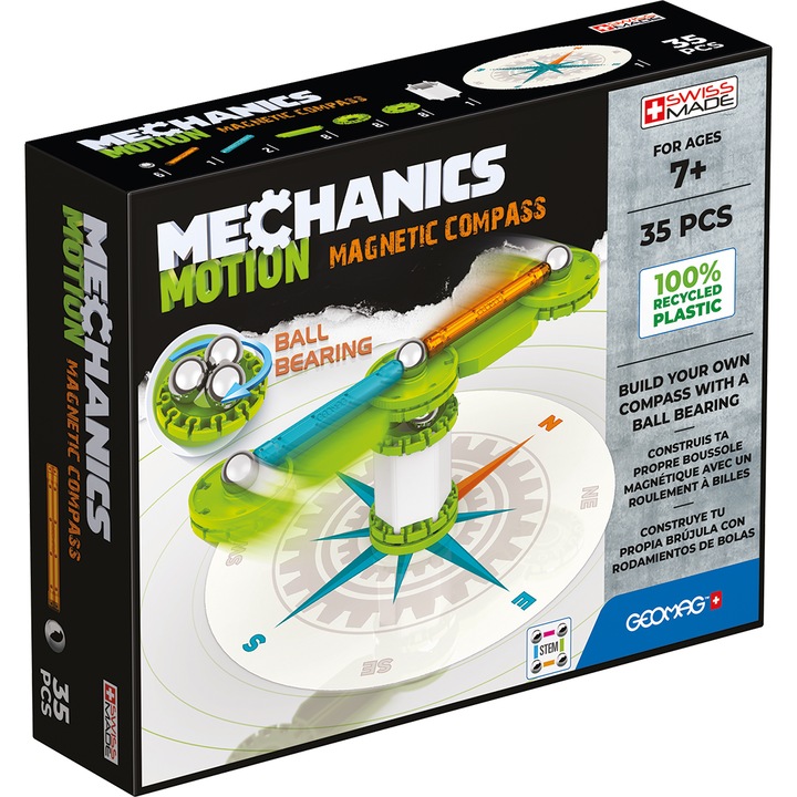 Set magnetic Geomag Mechanics Motion 35 buc, 766